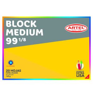 BLOCK DIBUJO ARTEL MEDIUM 99 1/8 20 HOJAS