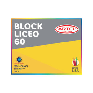 BLOCK DIBUJO LICEO ARTEL 20 HOJAS