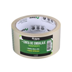 HUINCHA EMBALAR TORRE TRANSPARENTE 48X40 MT.