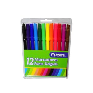 LAPIZ SCRIPTO TORRE 12 COLORES