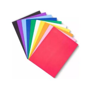 GOMA EVA HOJA VARIOS COLORES