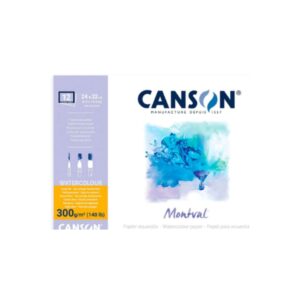 BLOCK CANSON 12 HOJAS MONTVAL ACUARELA