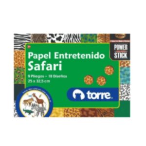 CARPETA PAPEL ENTRETENIDO SAFARI TORRE