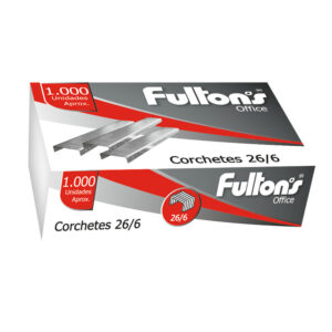 CORCHETE FULTONS 26/6 X 1000