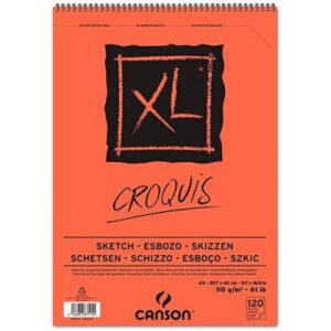 CROQUERA CANSON XL NARANJA GRAFITO A3