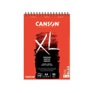 CROQUERA CANSON XL NARANJA GRAFITO A4