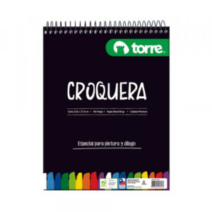 CROQUERA TORRE CARTA PAPEL LISO