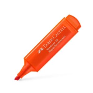 DESTACADOR FABER-CASTELL NARANJO NEON