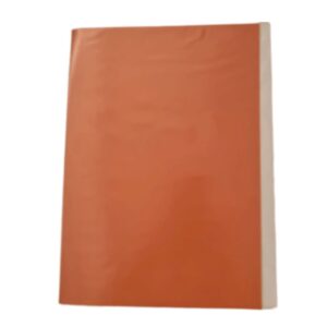 CARPETA PLASTIFICADA CAFÉ CON ACOCLIP OFICIO