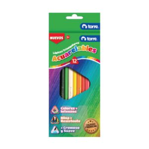 LAPIZ ACUARELABLE TORRE 12 COLORES