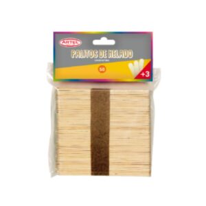 PALOS HELADO NATURAL ARTEL 50 UNIDADES