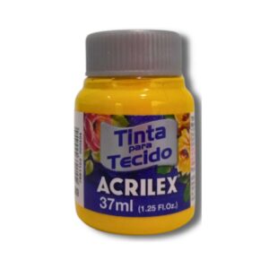 PINTURA TEXTIL N°589 AMARILLO CANARIO 37 ML. ACRILEX