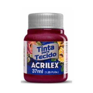PINTURA TEXTIL N°565 VINO 37 ML. ACRILEX