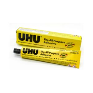 PEGAMENTO TRANSPARENTE EN TUBO UHU 35 ML.