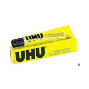 PEGAMENTO TRANSPARENTE EN TUBO UHU 60 ML.
