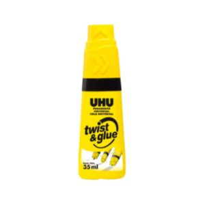 PEGAMENTO TRANSPARENTE EN FRASCO UHU 35 ML.
