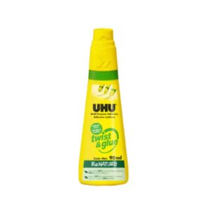 PEGAMENTO TRANSPARENTE EN FRASCO UHU 90 ML.