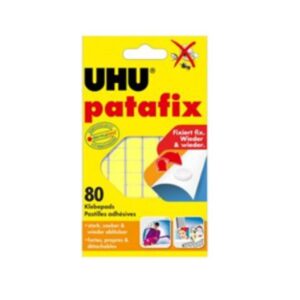 PASTILLAS ADHESIVAS PATAFIX AMARILLA UHU