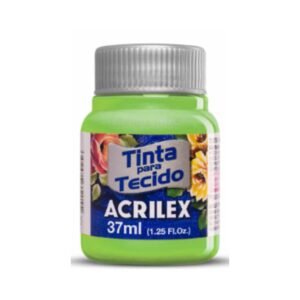 PINTURA TEXTIL N°802 VERDE MANZANA 37 ML. ACRILEX