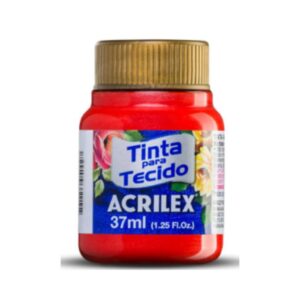 PINTURA TEXTIL N°826 CEREZA 37 ML. ACRILEX