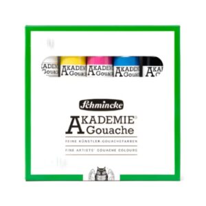 SET GOUACHE AKADEMIE SCHMINCKE 5 TUBOS