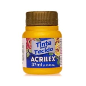 PINTURA TEXTIL N°553 AMARILLO ORO 37 ML. ACRILEX
