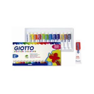 SET GOUACHE POSTER COLOURS GIOTTO 12 TUBOS