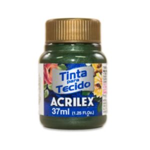 PINTURA TEXTIL N°545 VERDE OLIVA 37 ML. ACRILEX