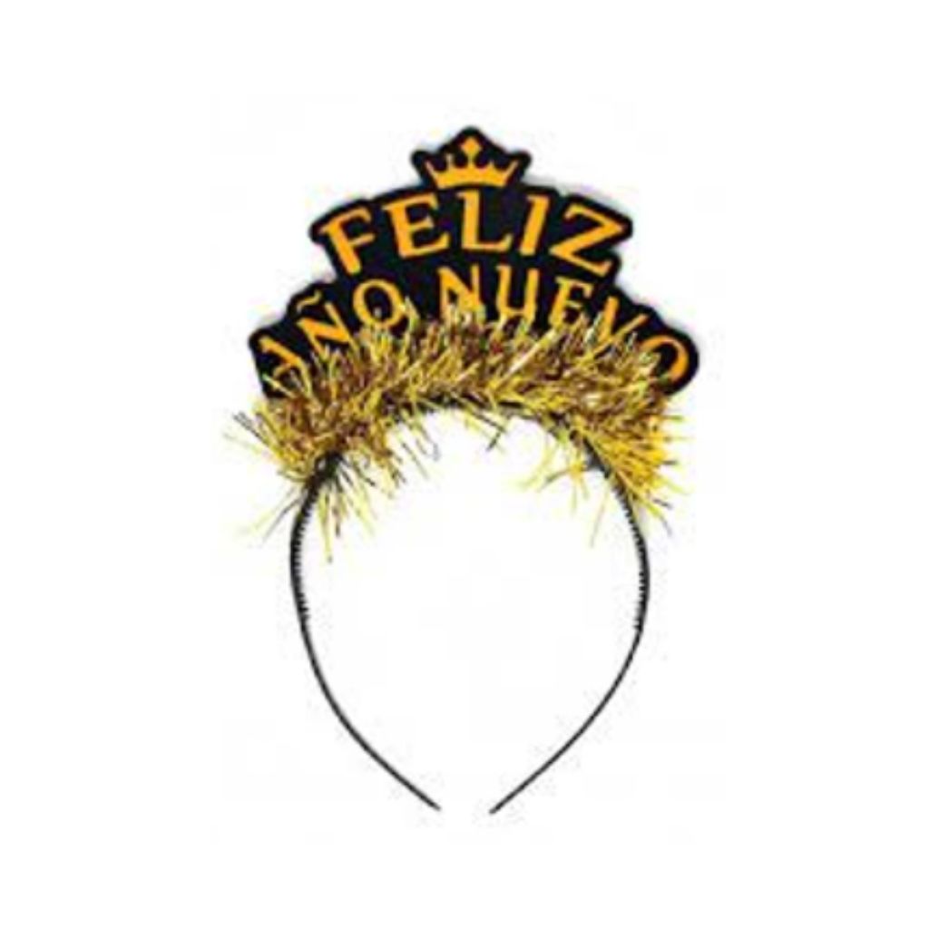 CINTILLO FELIZ AÑO NUEVO CORONA