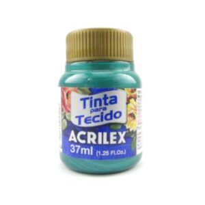 PINTURA TEXTIL N°557 VERDE 37 ML. ACRILEX