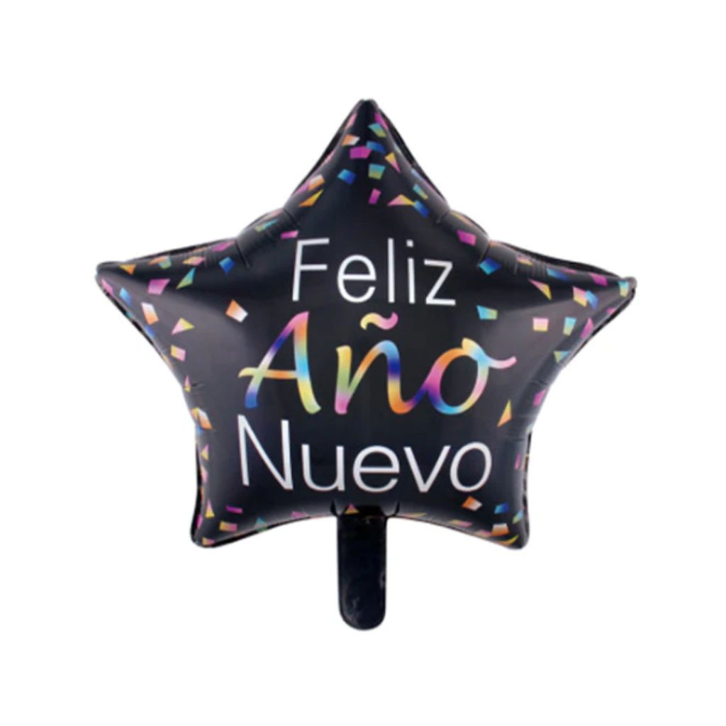 GLOBO ESTRELLA FELIZ AÑO NUEVO