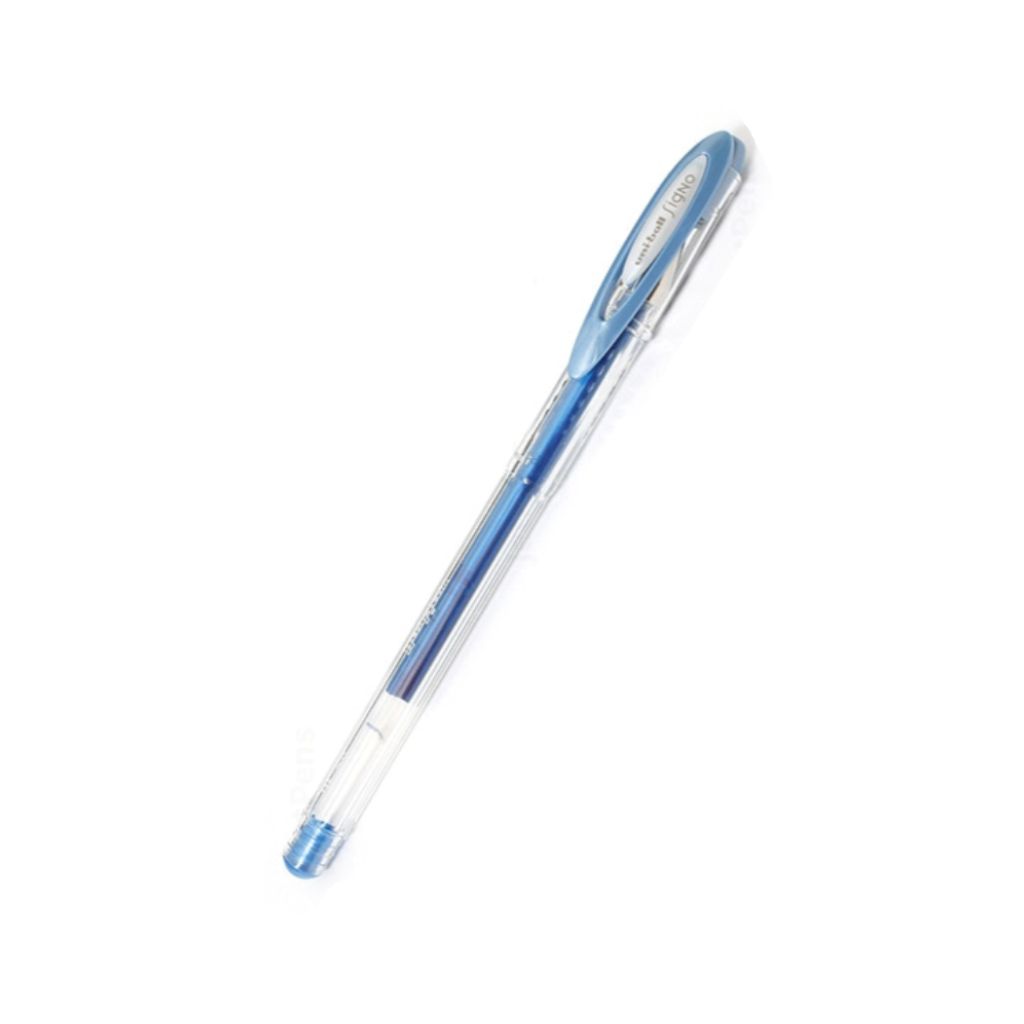 BOLIGRAFO SIGNO 120 NOBLE METALIZADO AZUL UNI-BALL