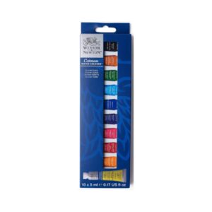 SET ACUARELA COTMAN WINSOR & NEWTON 10 TUBOS