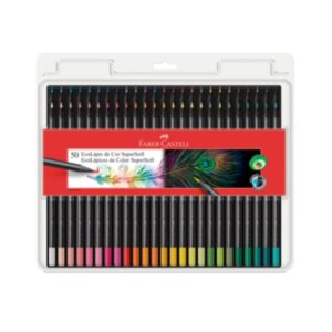SET ECOLÁPICES SUPERSOFT FABER CASTELL 50 PIEZAS