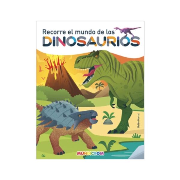 LIBRO RECORRE EL MUNDO DE LOS DINOSAURIOS - La Estrellita
