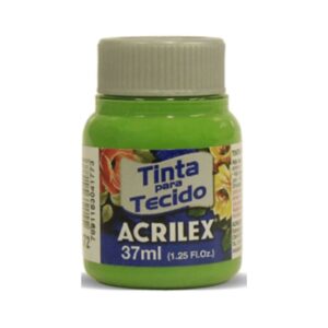 PINTURA TEXTIL N°572 VERDE PALTA 37 ML. ACRILEX