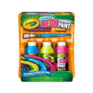 SET BANDEJA PINTURA TIZA NEON CRAYOLA