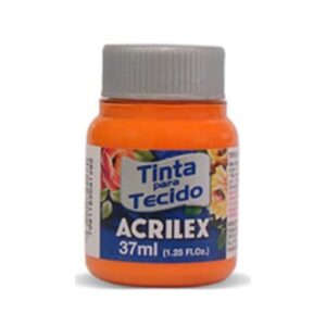 PINTURA TEXTIL N°517 NARANJA 37 ML. ACRILEX