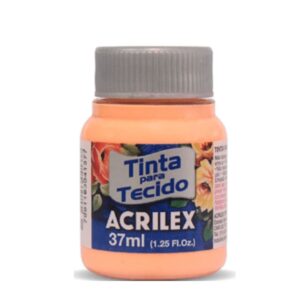PINTURA TEXTIL N°518 SALMÓN 37 ML. ACRILEX