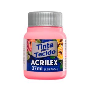PINTURA TEXTIL N°567 ROSA CHA 37 ML. ACRILEX