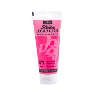 ACRÍLICO PEBEO 100 ML ROSA FLUORESCENTE N°371