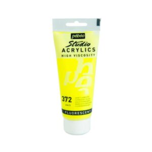 ACRÍLICO PEBEO 100 ML AMARILLO FLUORESCENTE N°372