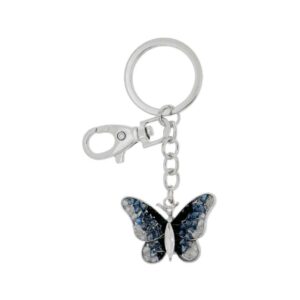 LLAVERO ELEGANCE CLASS MARIPOSA PLATA