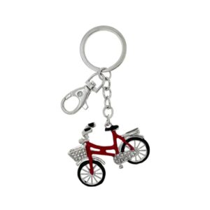 LLAVERO ELEGANCE CLASS BICICLETA PLATA
