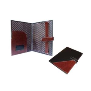 CARPETA KOURUS CUERO PASADOR BICOLOR