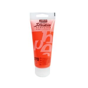 ACRÍLICO PEBEO 100 ML NARANJA FLUORESCENTE N°370