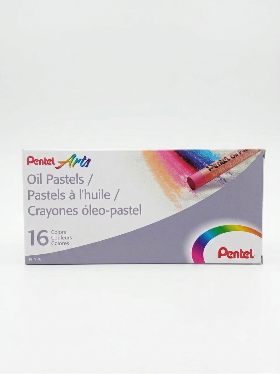 LÁPICES ÓLEO-PASTEL PENTEL 16 UNIDADES