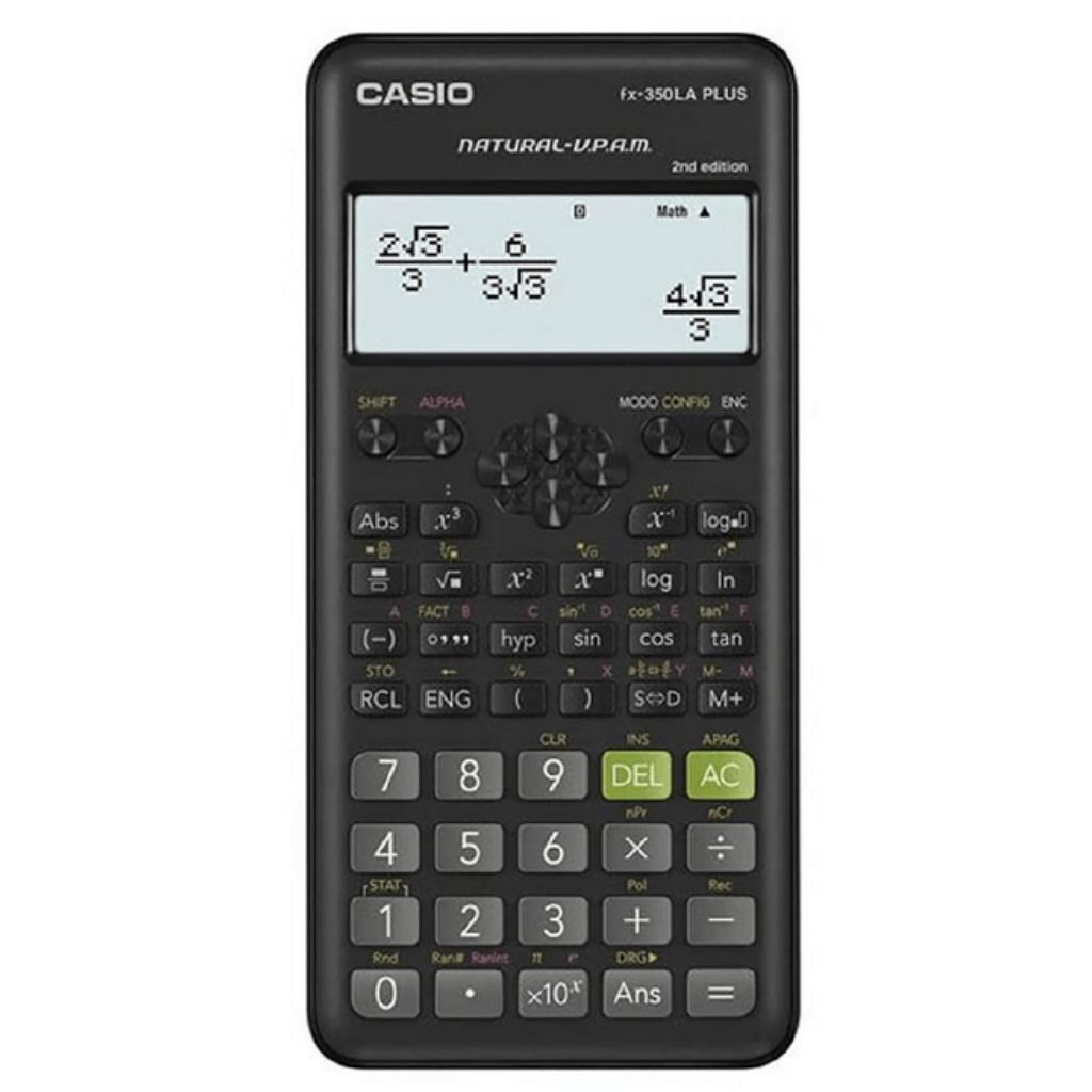 CALCULADORA CIENTÍFICA CASIO FX-350LA PLUS 2ND EDITION CON 252 FUNCIONES