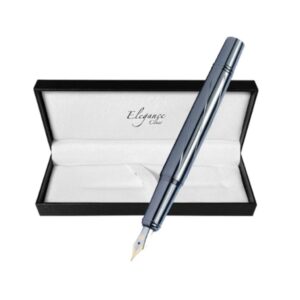 PLUMA ESTILOGRÁFICA MODELO SENNA BLACK FP 1440 GY ELEGANCE CLASS