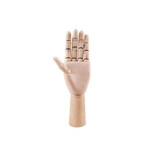 MANO IZQUIERDA DE MANIQUÍ ARTICULADA GIORGIONE 12" G-HM-12L